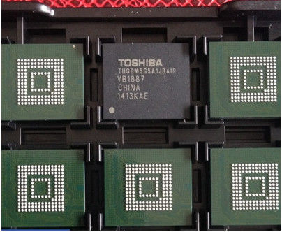 China THGBM5G5A1JBA1R  Flash Memory Chip , BGA-153  4gb Nand Flash Memory New Original Storage supplier