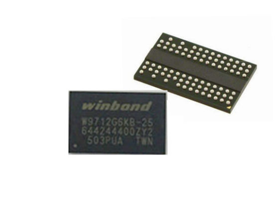 China W9712G6KB-25 IC DRAM 128mb Nand Flash Memory Security  In Embedded System  84TFBGA supplier
